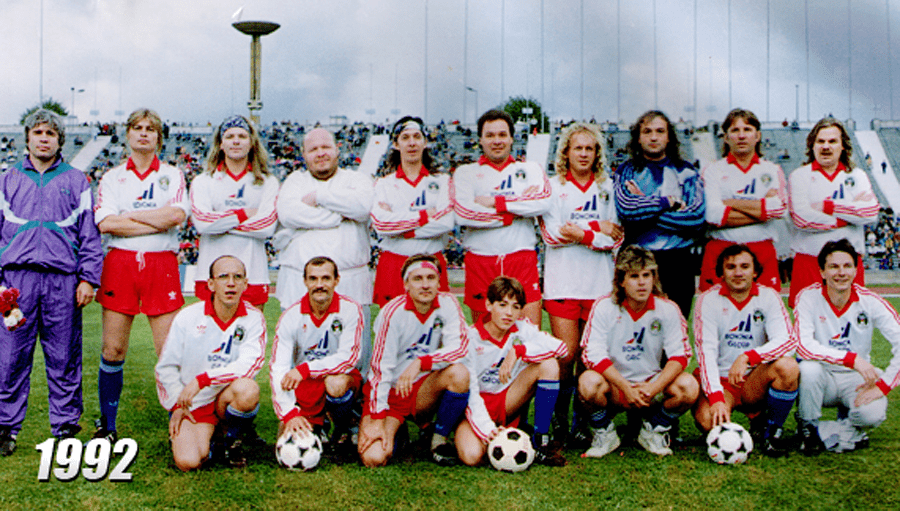 Состав медийной команды Старко в 1992 году