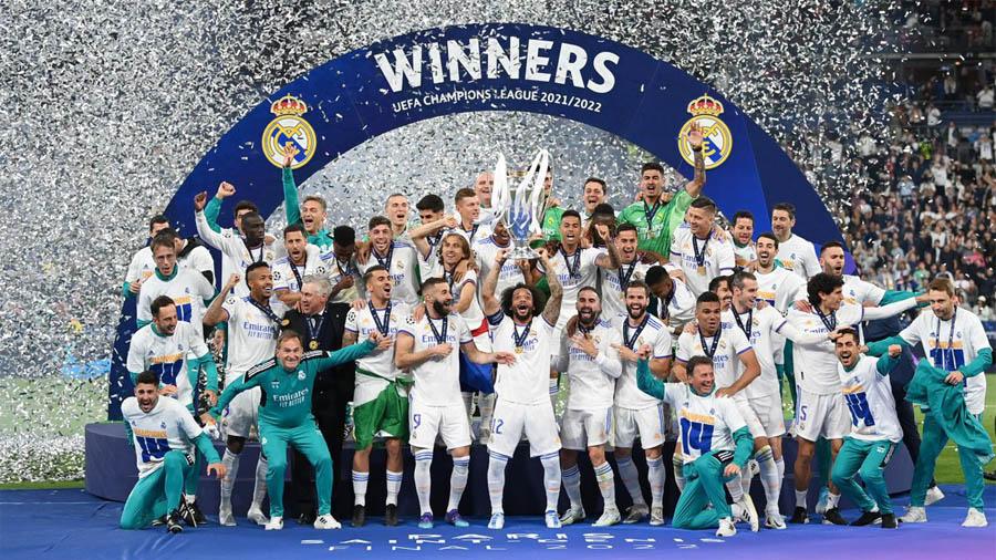 Реал Мадрид с титулом Лиги чемпионов