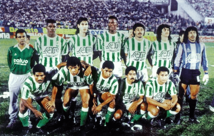 Состав «Атлетико» Насьональ в 1989 году